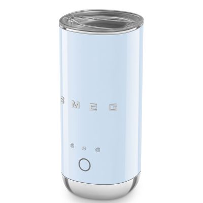 7. Smeg MFF02PBEU Milchaufschäumer/Milchwärmer, automatischer Milchaufschäumer/Milchwärmer, blau