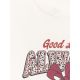 6. Mädchen-T-Shirt mit kastenförmigem Schnitt und Aufdruck 4F 4FJRAW26TTSHF4239-11S