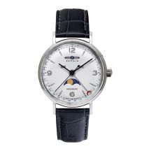 Zeppelin Hindenburg Moonphase 8077-1 WYP Uhr