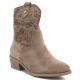 2. Damen-Ajour-Stiefeletten in Beige M.Daszyński MR2353-23
