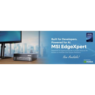 17. MSI AI EdgeXpert MS-C931 ARM Cortex-X925 10-Kern + ARM Cortex-A725 10-Kern, 128 GB LPDDR5x SSD, 4 TB M.2 NVMe, NVIDIA GB10, Grace Blackwell Superchip, 1000 AI TOPS (FP4, Sparse), WiFi 7, 10GbE, NVIDIA DGX OS