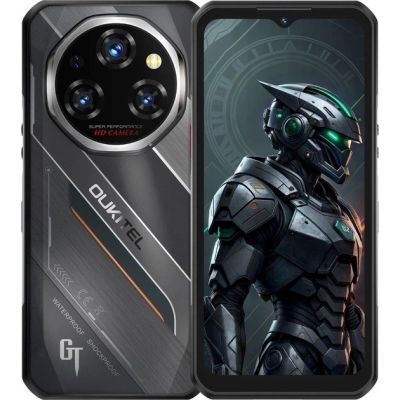 Oukitel WP62 6,58" Smartphone Dual-SIM Android 15 5G USB Typ-C 8GB 256GB 11000mAh Schwarz