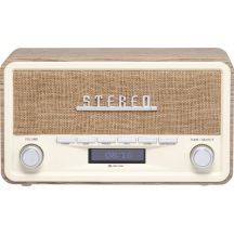 Retro-Radio Denver DAB-18, helles Holz