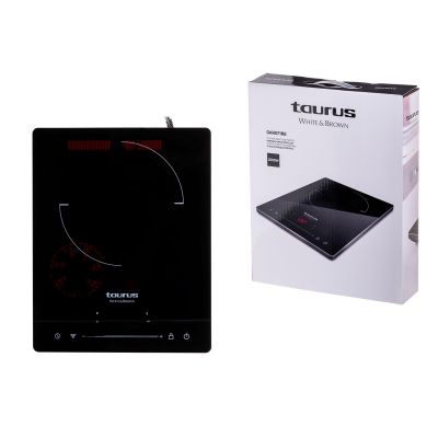2. Taurus Darkfire Induktionskochfeld | 2000 W | 3-Stunden-Timer | Touch-Bedienung | Schwarz