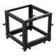 7. OFFENES RACK 19" 9U 600X600-1100 EINSTELLBAR SCHWARZ LANBERG