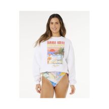RIP CURL Hayley OO/S Drop Schulter-Sweatshirt für Damen, Weiß