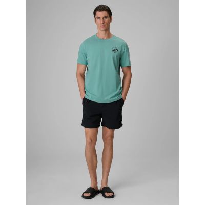 3. Lässiges Herren-T-Shirt mit Aufdruck 4F 4FRSS26TTSHM4296-47S