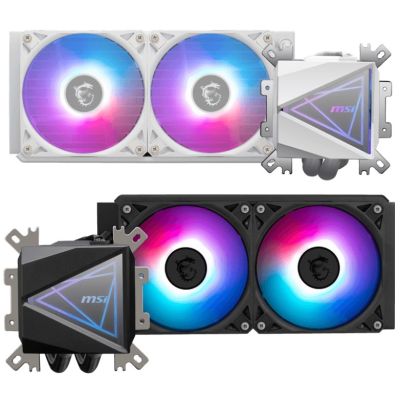 3. MSI MAG Coreliquid I240 Computergehäuse All-in-One Flüssigkeitskühler 12 cm Schwarz 1 Stück.