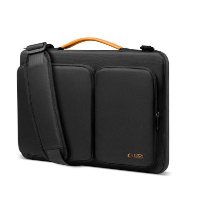 2. Tech-Protect Defender Tasche für Laptop 13-14 - Schwarz und Orange