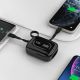5. Dudao K32 Powerbank 22,5 W 10000 mAh mit integriertem USB-C/ Lightning Kabel - Schwarz