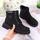 NEWS W EVE364A schwarze isolierte Wanderstiefel mit Reißverschluss