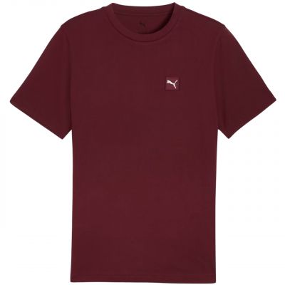 Puma Ess Elevated Tee Burgunder Herren T-Shirt 684726 96