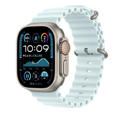 2. Ocean Band 49 mm Verlängerung Kristallblau/Grau