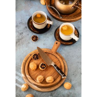 5. Kohersen Elegance Universalmesser aus Ebenholz, 12,7 cm