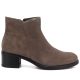 2. Damen-Ankle-Boots aus Leder mit Blockabsatz, beige, Sergio Leone BT-52-S