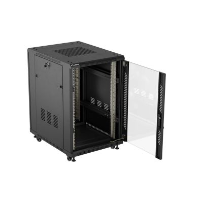 11. LANBERG Standrack-Schrank 19" 18U 600x800 Schwarz