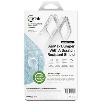 7. Uniq Clario Magclick Ladehülle für iPhone 17 Pro Max – Transparent