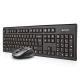 Tastatur- und Mausset A4 TECH V-Track 2.4G 7100N RF Nano-Membran A4TKLA41220 (USB 2.0; schwarz; optisch)