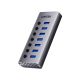 2. UNITEK HUB USB-A 3.0 7-IN-1, 5 Gbit/s MIT SCHALTER