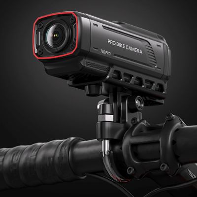 8. AKEEYO 730Pro 4K Lenker-Videorekorder Sportkamera für Fahrräder und Motorräder - Schwarz