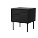 4. Nachttisch 2-teilig CORTINA 45x40x51 schwarz