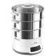 12. Tefal Convenient Series Deluxe VC502D 3-Korb-Dampfgarer, 900 W, Edelstahl, Weiß