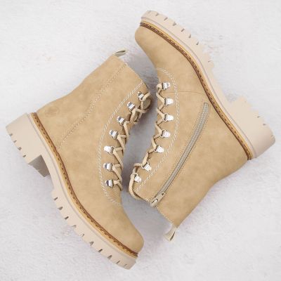 3. Rieker W RKR721 isolierte Arbeitshose beige
