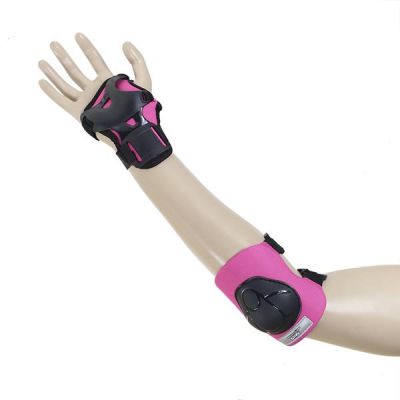 18. Nils Extreme Protektoren Set Schwarz und Pink H210 Größe M