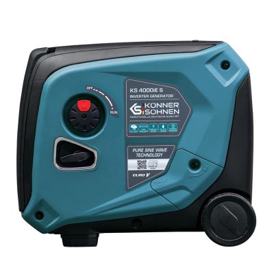 3. Könner & Söhnen KS 4000iE S Generator 3500 W 12 l Benzin Schwarz, Marine