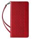 4. Magnet Strap Case für Samsung Galaxy S23+ Flip Wallet Mini Lanyard Stand rot