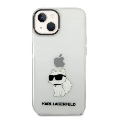 3. Karl Lagerfeld Ikonik Choupette Hülle für iPhone 14 Plus – transparent