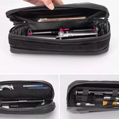 8. Rockbros B67 wasserdichte Fahrradtasche für Rahmen – Schwarz