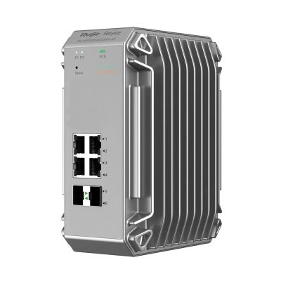 2. Ruijie Networks RG-NIS3100-4GT2SFP-HP Managed Network Switch L2 Gigabit Ethernet (10/100/1000) unterstützt PoE (Grau)
