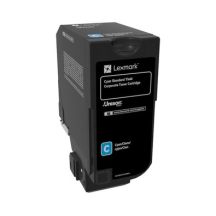 Lexmark 74C2SCE Tonerkartusche, 1 Stück, Original Cyan