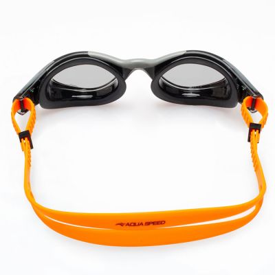 4. Aqua Speed Aquilo Schwimmbrille Schwarz und Gelb 62649-75