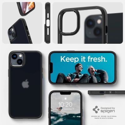 10. Spigen Ultra Hybrid-Hülle für iPhone 14 Plus – Mattschwarz