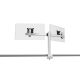 4. Robuster Monitorhalter/Ständer 508523, 68,6 cm (27 Zoll), Schreibtisch, Silber