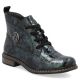 12. Damen-Lackstiefeletten in grüner Kroko-Optik Rieker 71205-90
