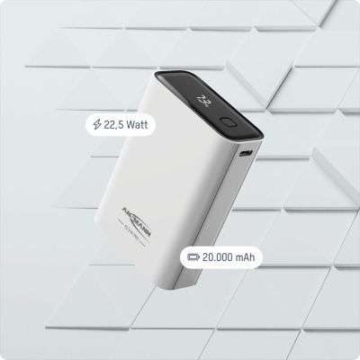 8. Ansmann PB222PD Lithium-Polymer-Akku (LiPo) 20000 mAh Weiß