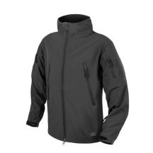 Helikon-Tex Gunfighter Jacke mit Haifischhaut-Windschutz – Schwarz, Größe: S