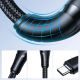 6. Joyroom S-A11 Surpass Kabel 60W USB-C - USB-C 0,25m - schwarz