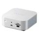 Satechi Thunderbolt 5 CubeDock - Belüftete TB5-Dockingstation (SD- und microSD-Kartenleser, 2x USB-A 3.2 Gen. 2, 2x USB-C 3.2 Gen. 2, 1x Ethernet 2,5 Gbit/s, 3x TB5 Downstream, 1x TB5 Host 140W, M.2 NVMe SSD-Einschub) (Silber)