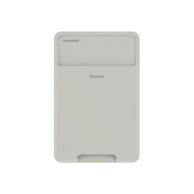 3. Baseus Selbstklebende Kartentasche für Handy grau (ACKD-B0G)