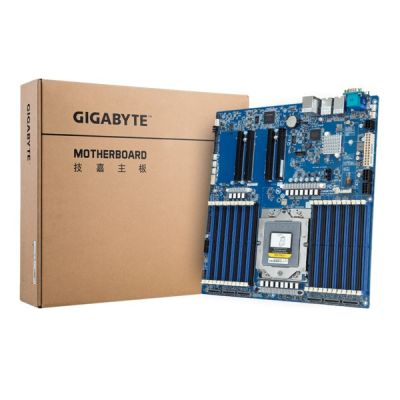 4. Gigabyte MZ33-AR0 Motherboard 1x SP5 AMD Epyc 9004 SoC (24x DIMM, 6x MCIO 8i, 1xM.2, 2x10Gbe, IPMI, E-ATX)