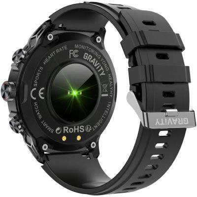 14. Smartwatch Gravity Schwarzes Armband + Armband GT41-1