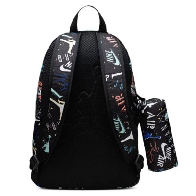2. Air Jordan Sport-Schulrucksack mit Federmäppchen, schwarz - 9B0503-F69