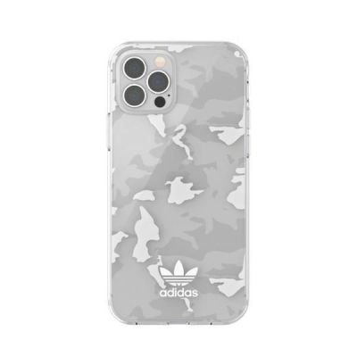 2. Adidas OR SnapCase Camo iPhone 12/12 Pro transparent/weiß 43705