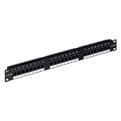 Q-LANTEC Patchpanel UTP Cat.6, 24 Ports, LSA-Anschlüsse, 1 HE