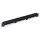 Q-LANTEC Patchpanel UTP Cat.6, 24 Ports, LSA-Anschlüsse, 1 HE