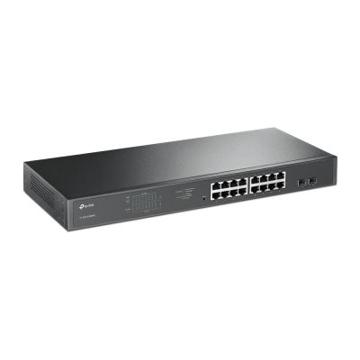 3. TP-Link TL-SG1218MPE Managed L2 Gigabit Ethernet (10/100/1000) PoE-Unterstützung 1 HE Schwarz